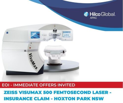 Expression Of Interest - Immediate Offers Invited - 2019 ZEISS VisuMax 500 Femtosecond Laser - Insurance Claim - Hoxton Park NSW