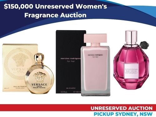 $150,000 Unreserved Women's Fragrance Auction | Insurance Sale | Pick Up Sydney CBD
