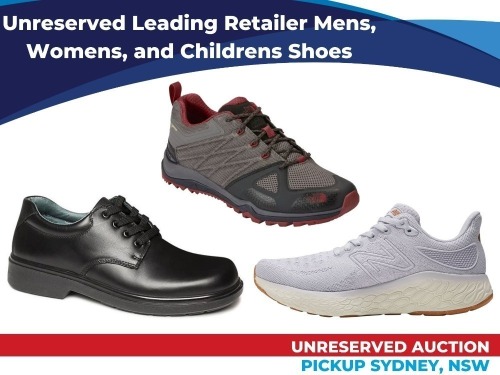 Unreserved Leading Retailer Mens, Womens, and Childrens Shoes | Insurance Sale | Pick Up Sydney CBD